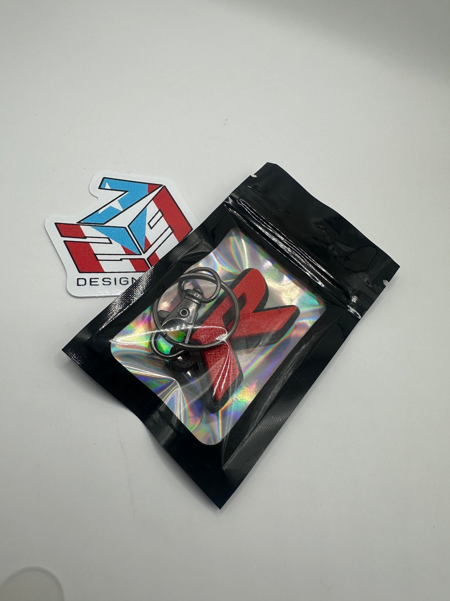 Llavero con la letra “R” de Type R