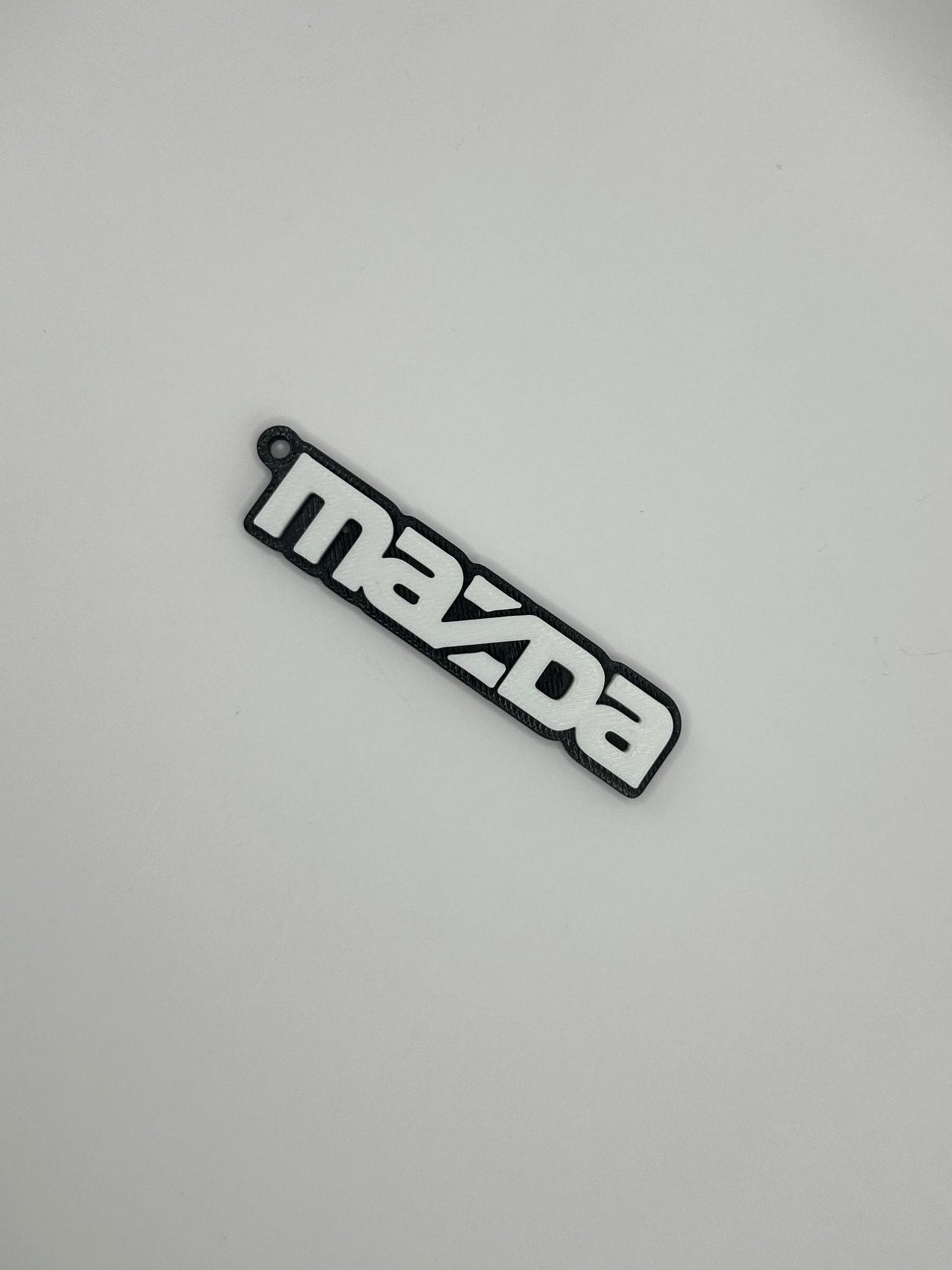 MAZDA Text Keychain