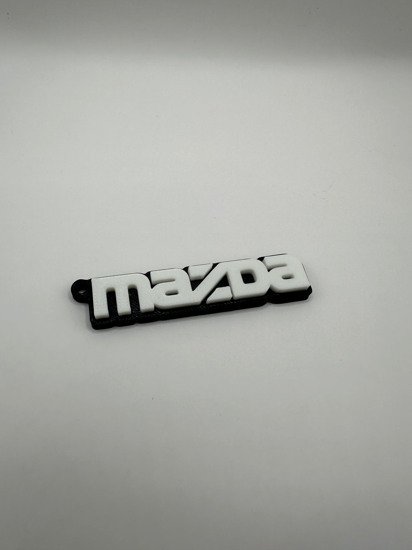 MAZDA Text Keychain