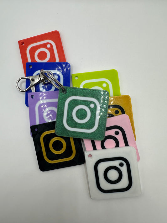 NFC Instagram Tag or Custom Logo Keychain