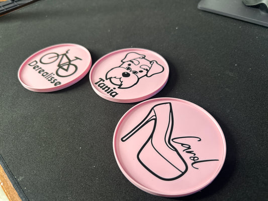 Coasters (Posavasos) Personalizados 3D