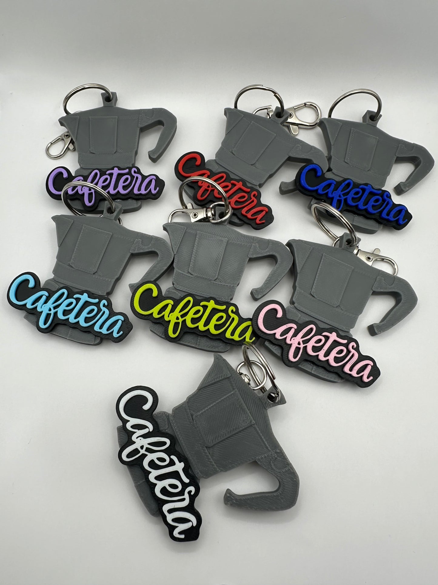 Cafetera Greca Keychain