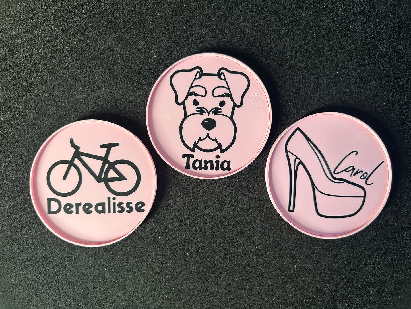 Coasters (Posavasos) Personalizados 3D