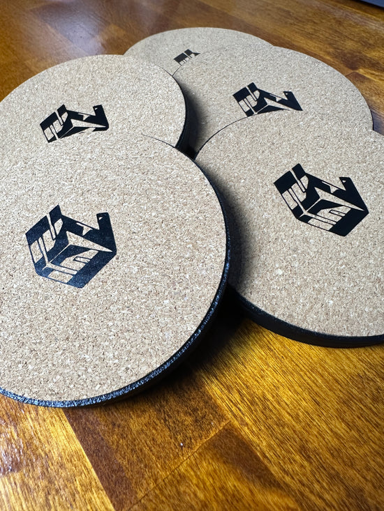 F1 Tire Coasters with Tire Coaster Holder (Posavasos de F1)