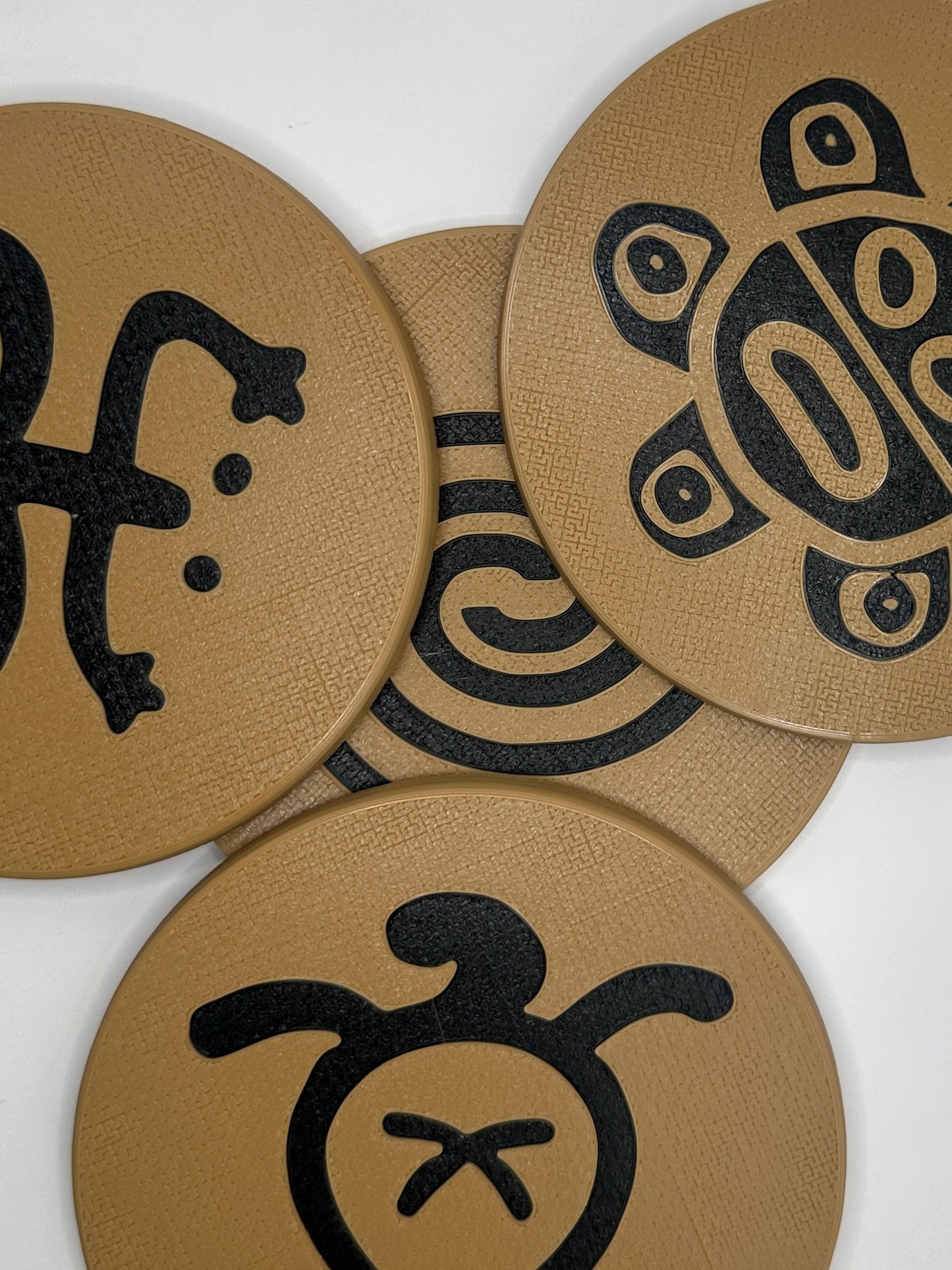 Taino Symbols Coaster Pack (4 coasters)