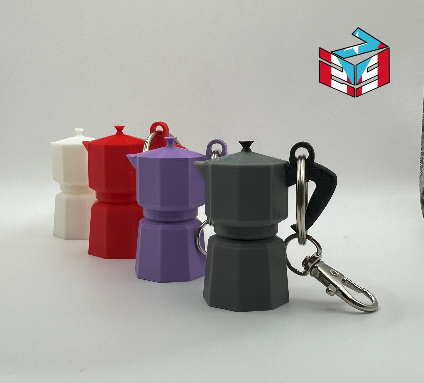 729 Greca Keychain (Moka Pot Keychain)