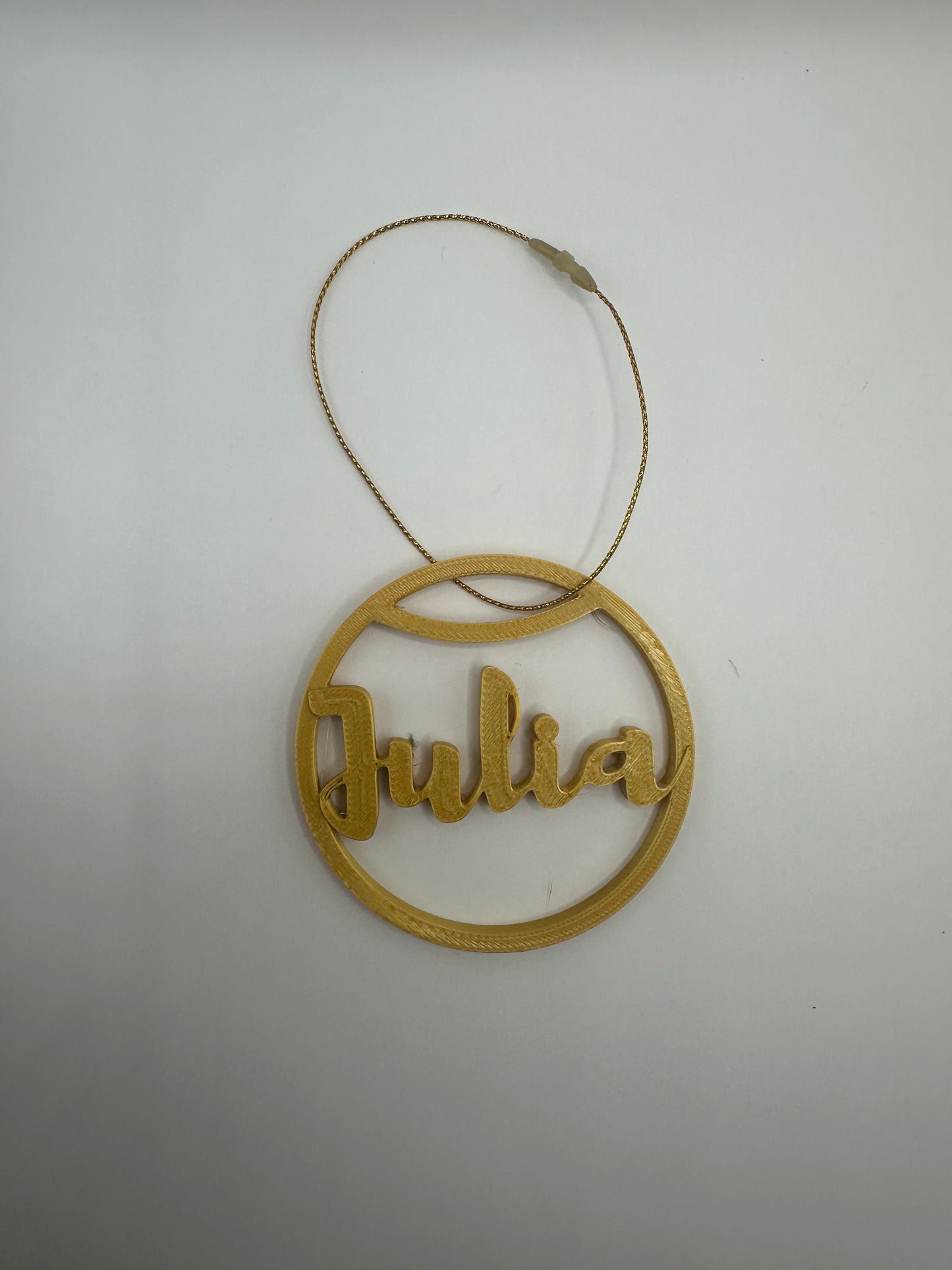 Custom Name  Silhouette Ornament