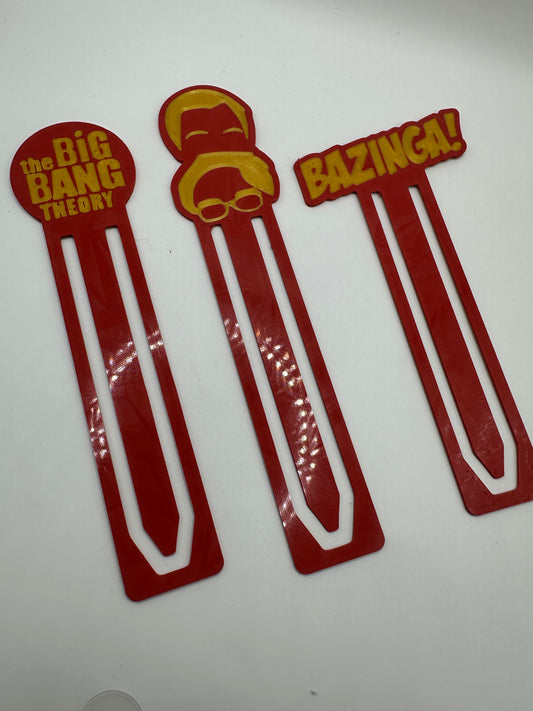 The Big Bang Theory Themed Book Markers (3-Pack)